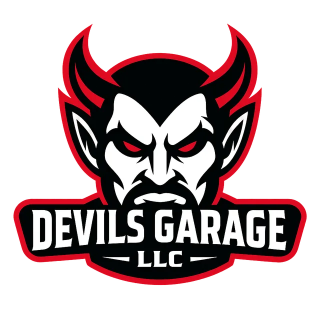 Devils Garage Simple Branding Sticker 